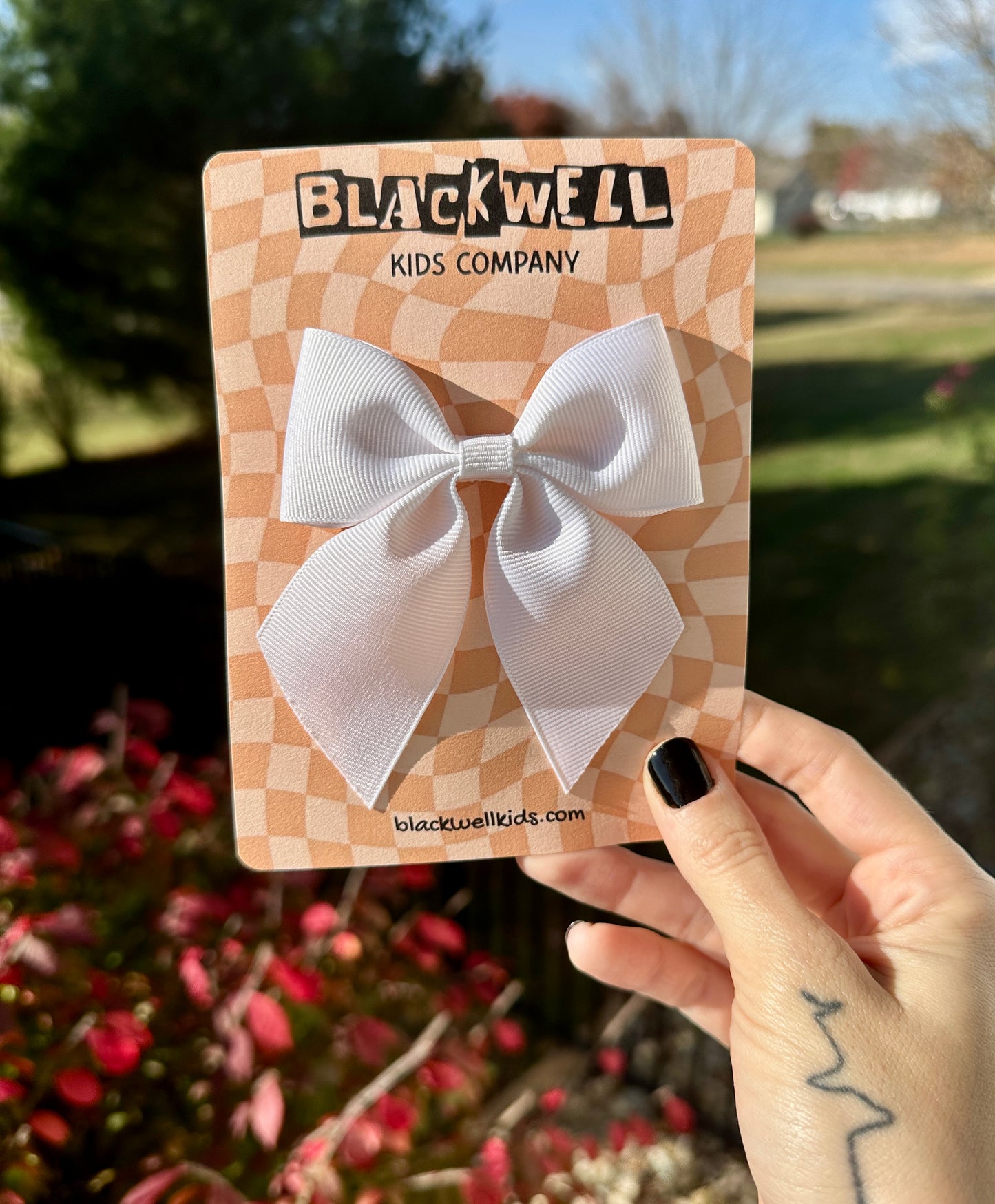 Team Spirit | Team Orange Grosgrain Aurora Bows