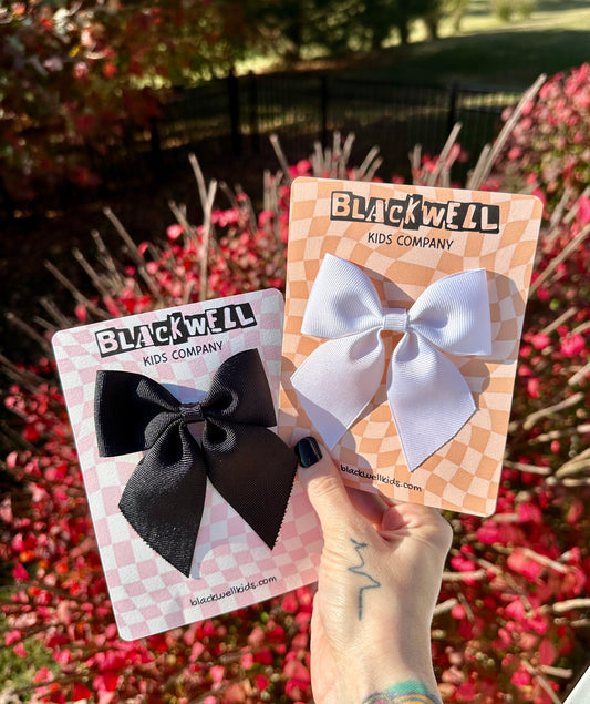Team Spirit | Team Orange Grosgrain Aurora Bows