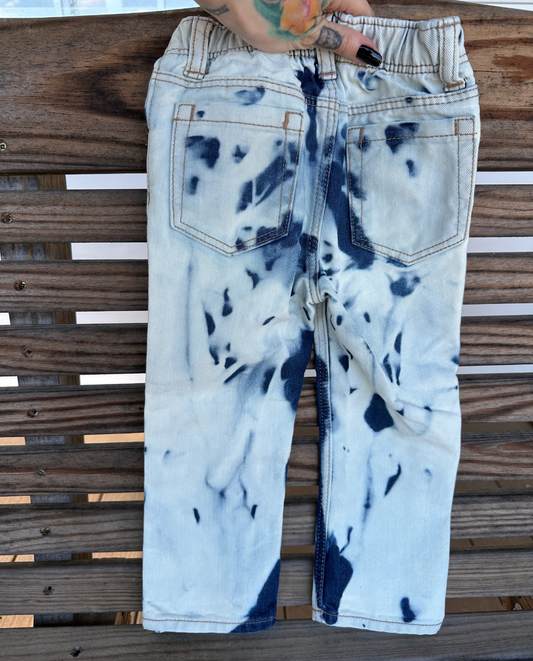 OOAK | Two Tone Jeans | Size 2T