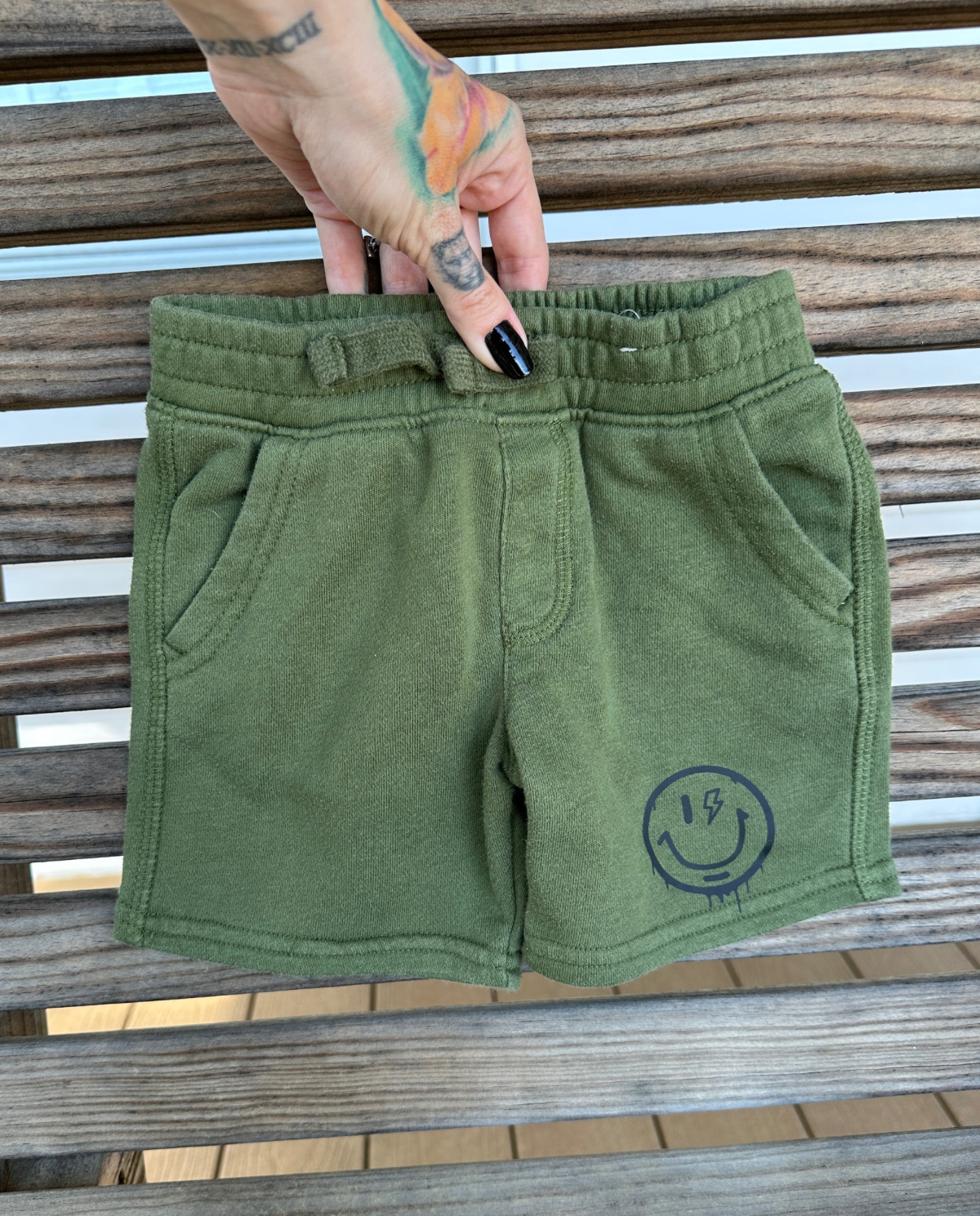 LR | Olive Shorts | Size 2T
