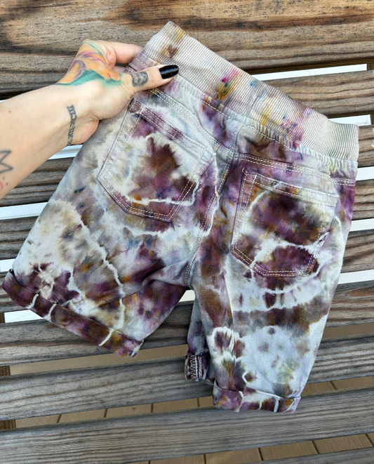 OOAK | Khaki Geode Jeans | Size 4T