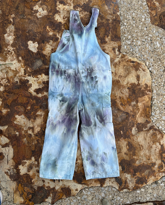 OOAK | Timber Wolf Overalls | Size 4