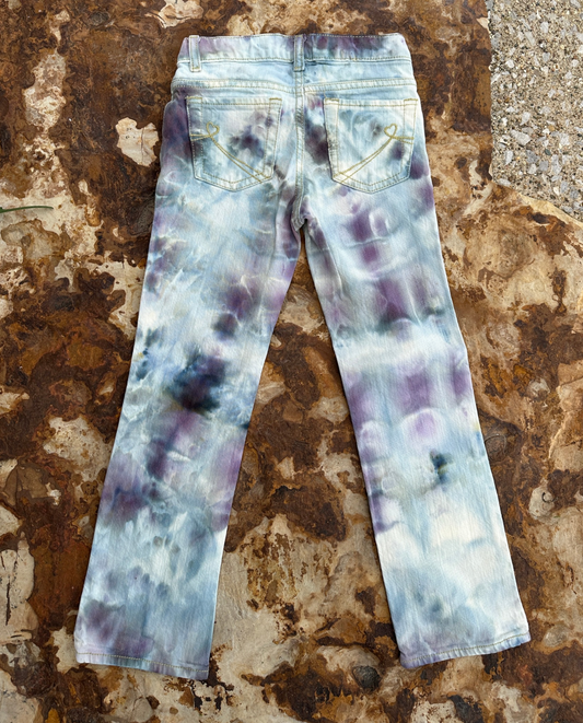 OOAK | Light Timber Wolf Jeans | Size 6x/7