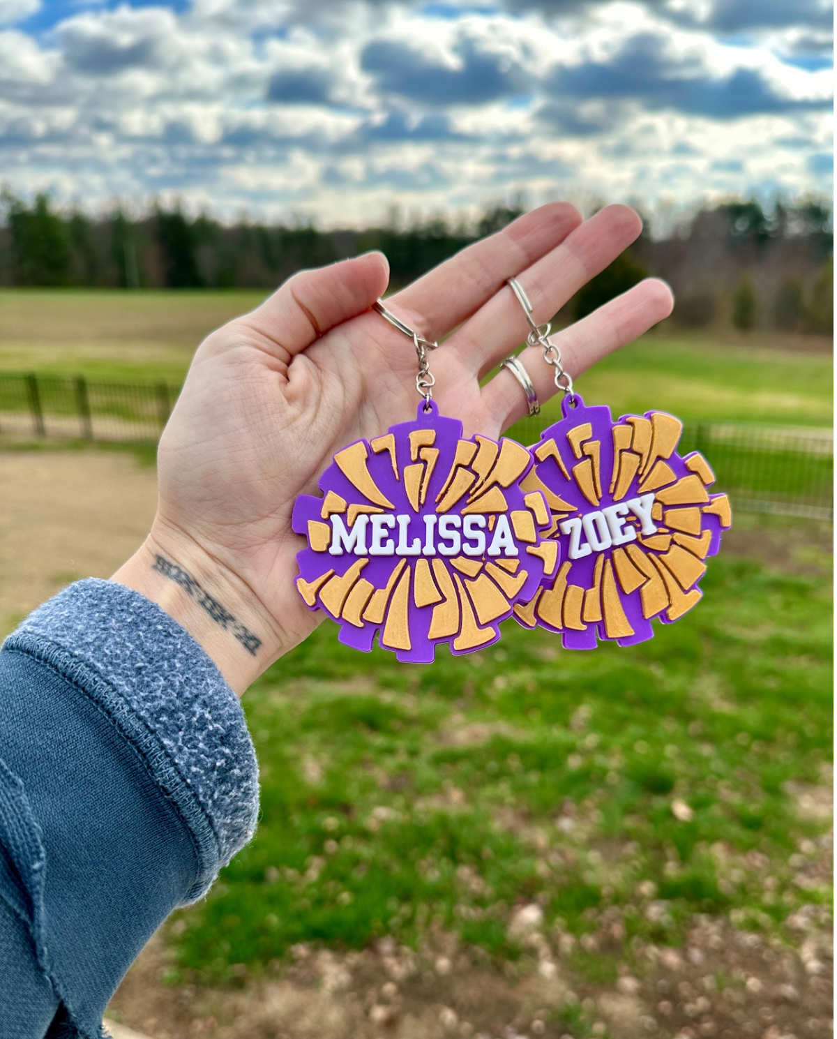 Team Spirit | Pom Bag Tag