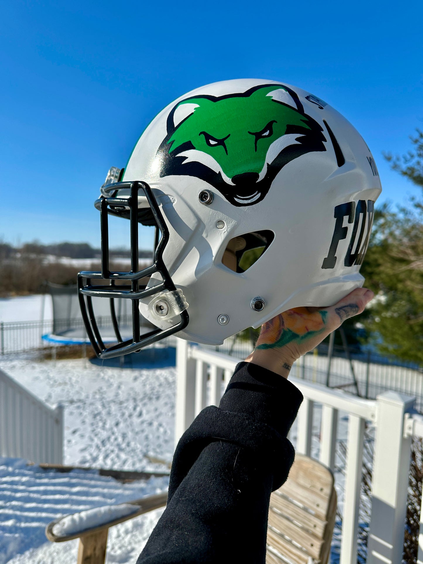 Football Helmet | Custom Hand Painted Sports