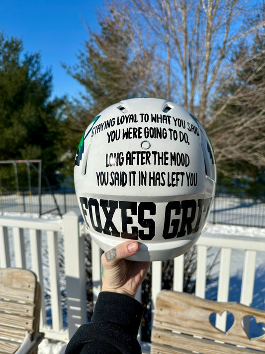 Football Helmet | Custom Hand Painted Sports