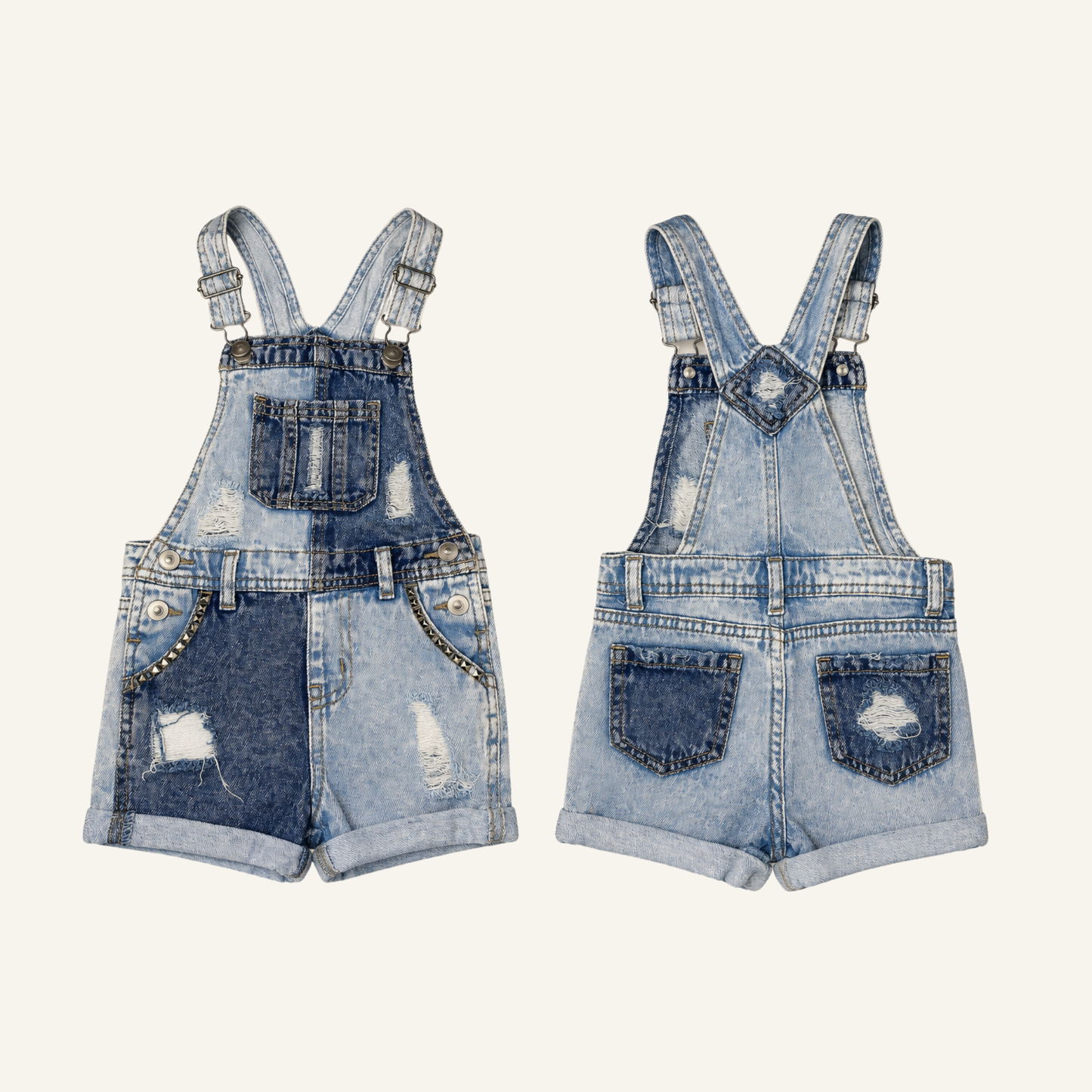 Reworked | Rebel Roux Shortalls - 3T