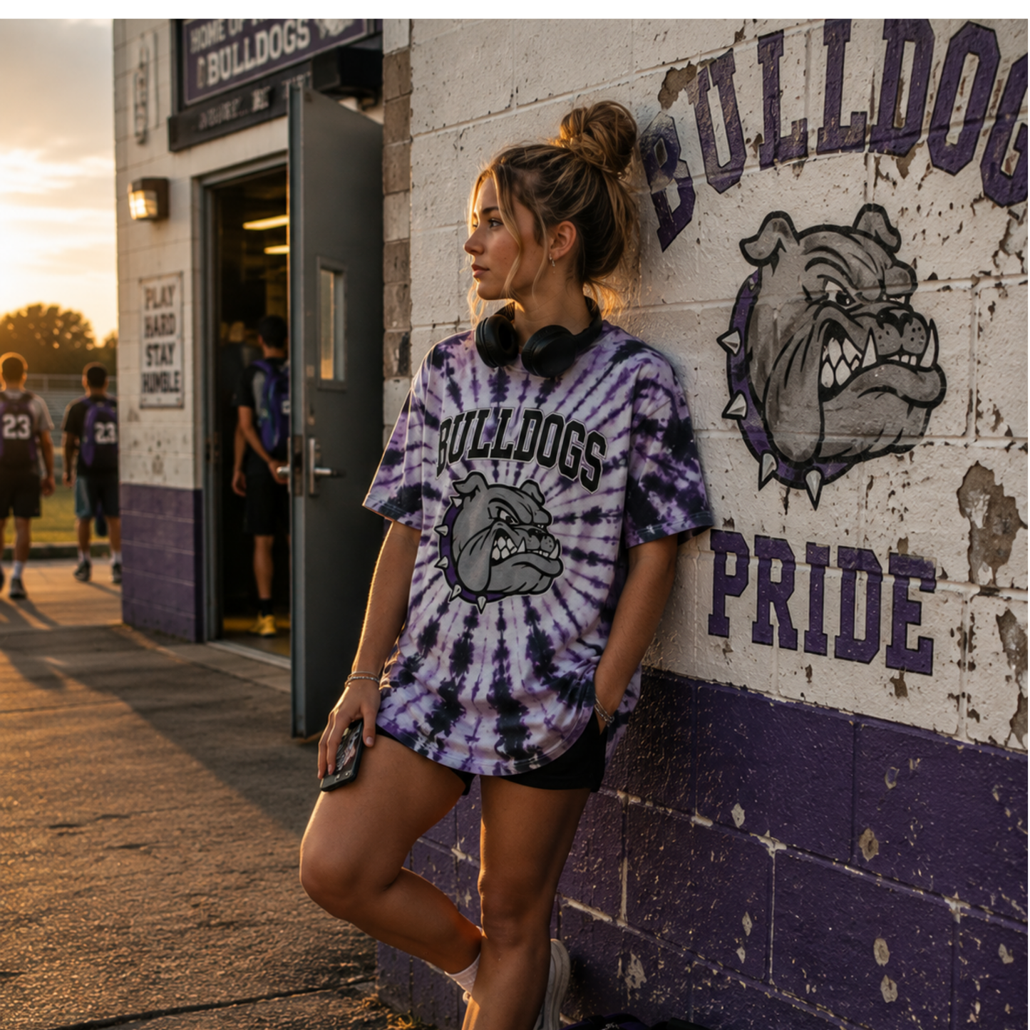 Bleacher Kids | Spiral Mascot Tee