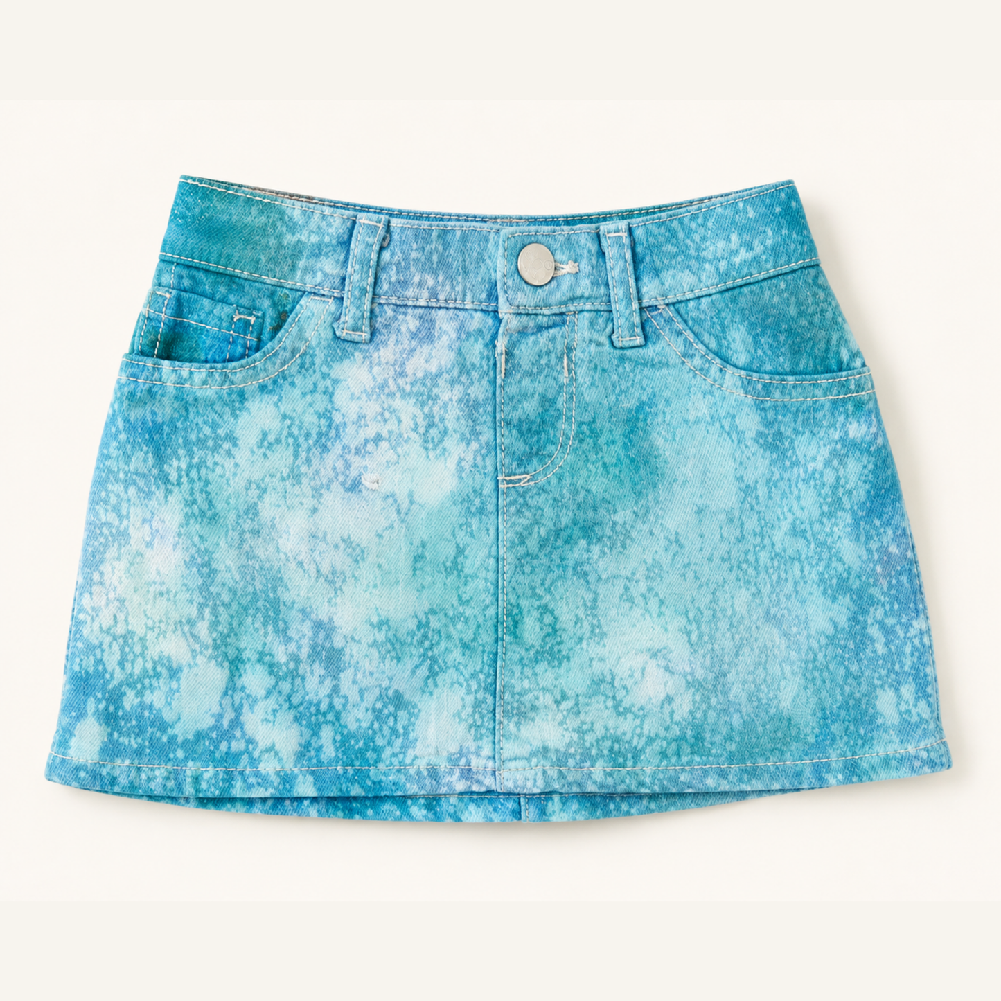 Blue Tide Reworked Denim Shorts | Size 4T