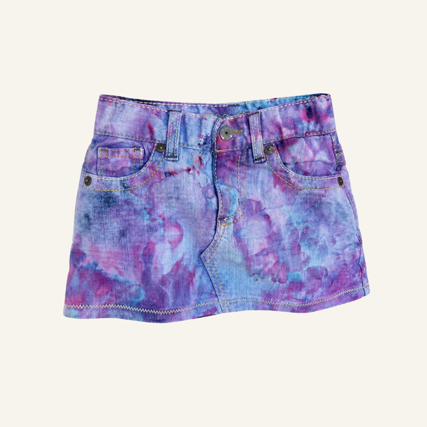 Reworked | Electric Haze Denim Skirt - 5T