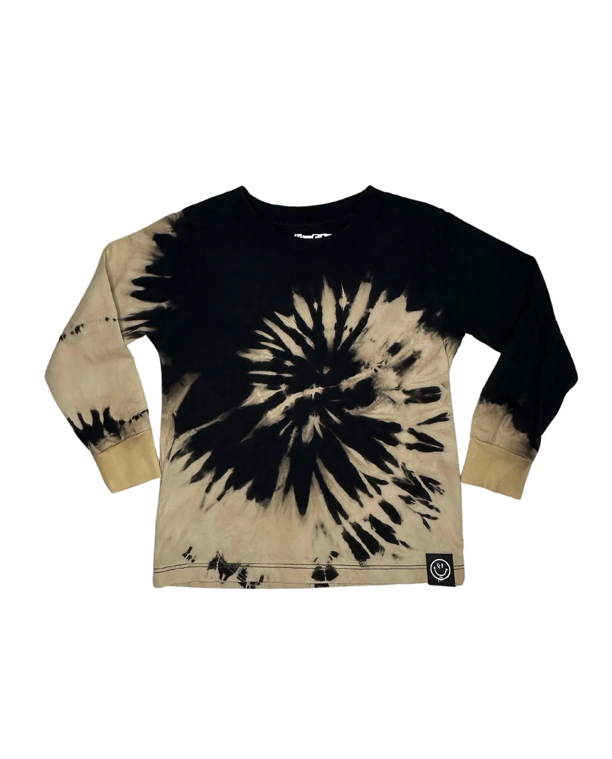Coffee Swirl | Reverse Tie Dye Long Sleeve
