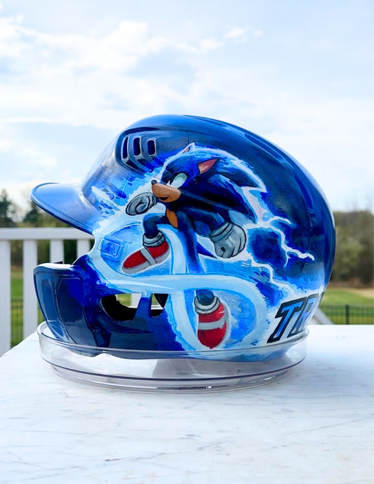 Baseball Helmet | Custom Hand Painted Sports