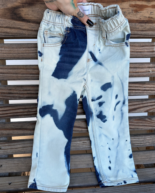 OOAK | Two Tone Jeans | Size 2T