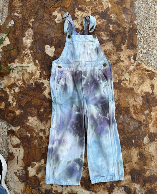 OOAK | Timber Wolf Overalls | Size 4