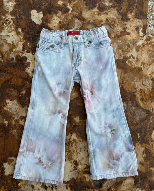 OOAK | Vintage Mist Jeans Distressed Hems| Size 4 1/2