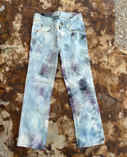 OOAK | Light Timber Wolf Jeans | Size 6x/7