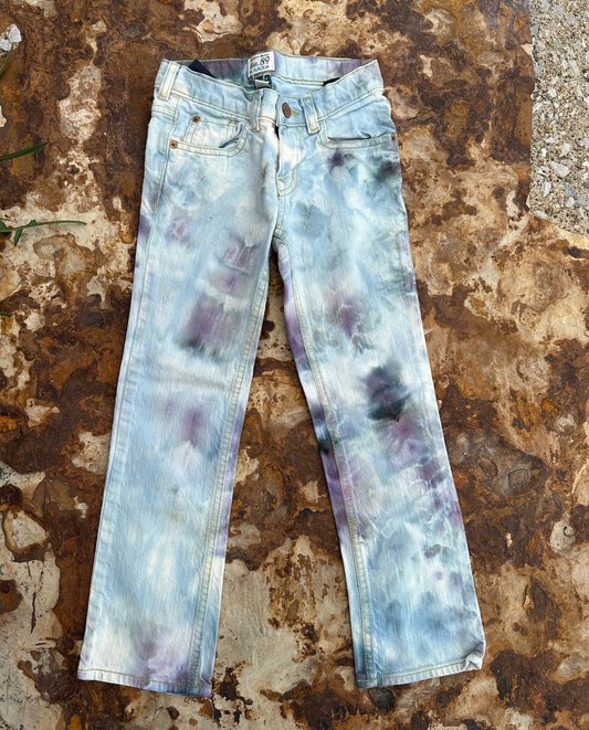 OOAK | Light Timber Wolf Jeans | Size 6x/7