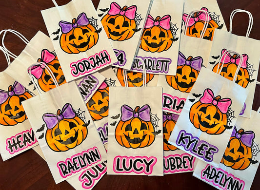 Gift Favor Bag | Hand Painted Custom Bag