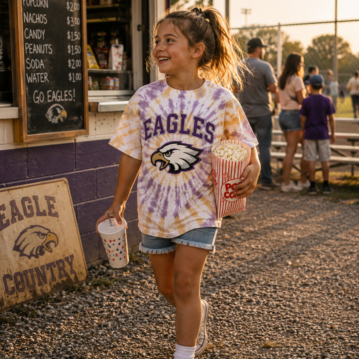 Bleacher Kids | Spiral Mascot Tee