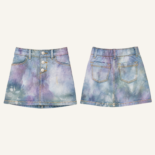 Reworked | Moon Wash Denim Skirt - 2T
