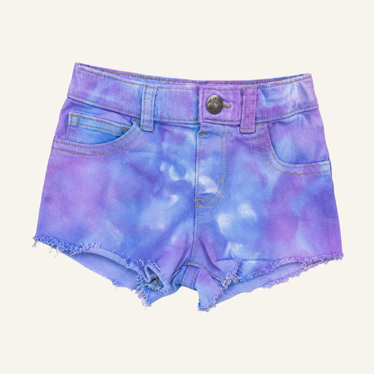 Reworked |  Lavender Sky Shorts - Size 3T