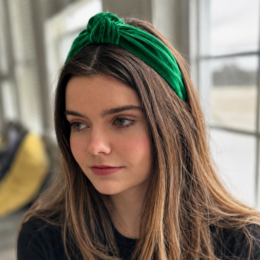 Bleacher Kids | Velvet Team Knot Headband