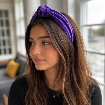 Bleacher Kids | Velvet Team Knot Headband