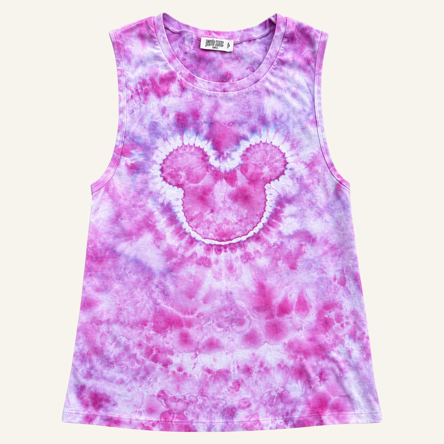 Reworked | Mouse Trap Tie-Dye Tank - Size Adult Large