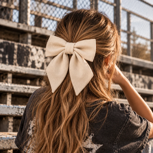 Cream Aurora Bow