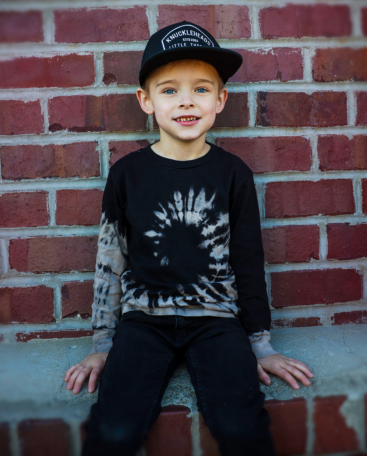 Coffee Swirl  | Reverse Tie Dye Long Sleeve