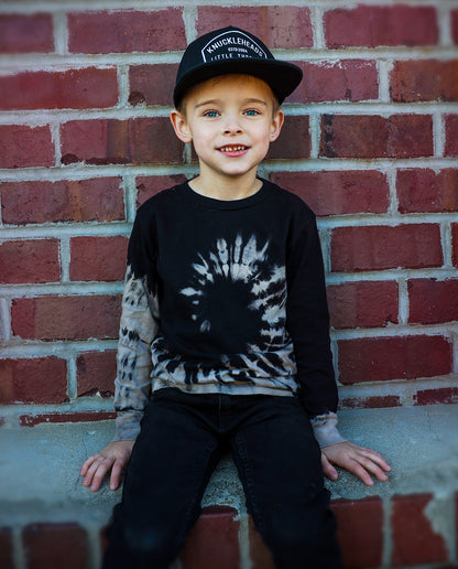 Coffee Swirl  | Reverse Tie Dye Long Sleeve