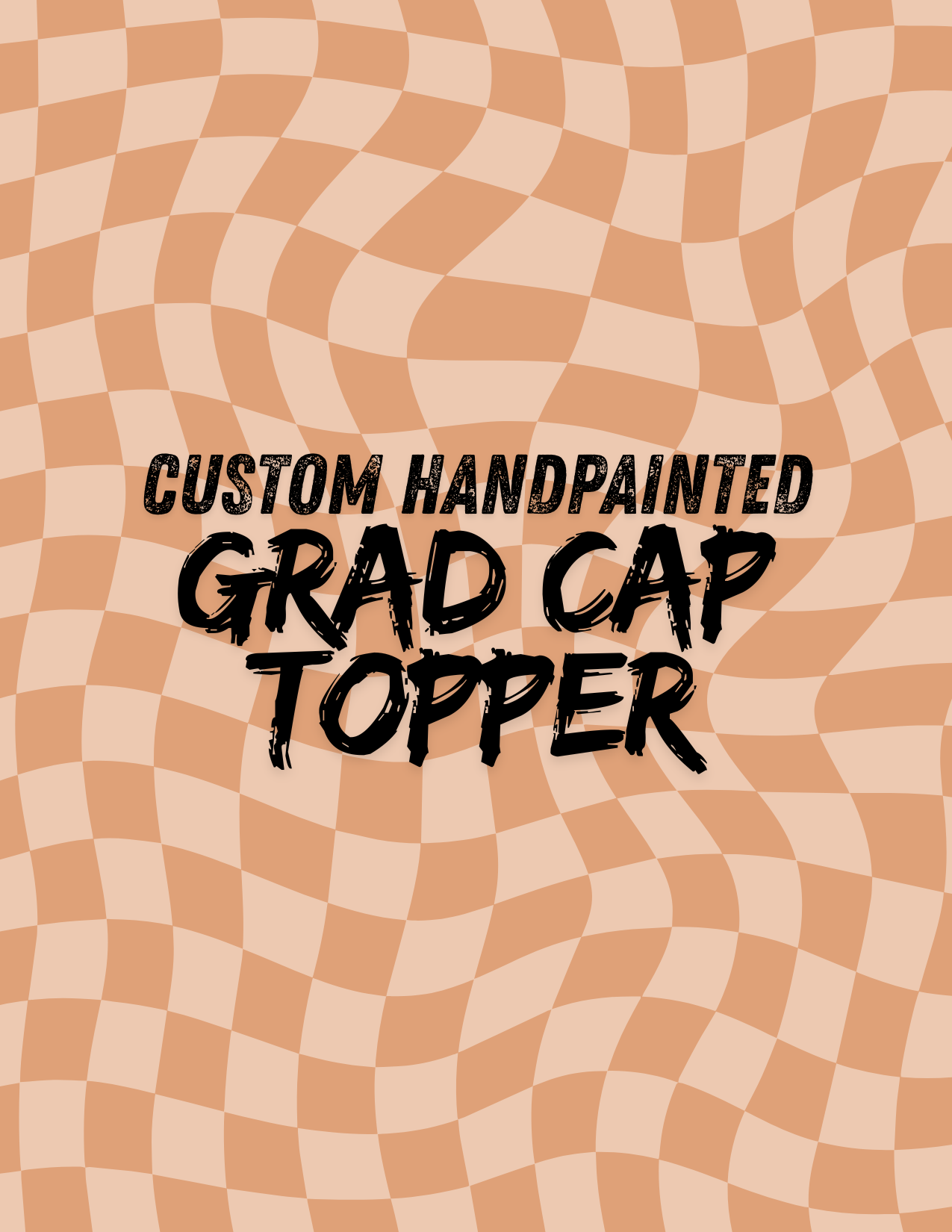 Graduation Cap Topper | Hand Painted Custom
